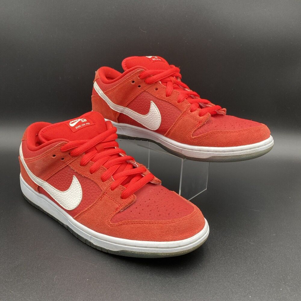 Nike Dunk Low Pro SB Challenge Red 2012 Mens Size 10.5 Skate Shoes Rare